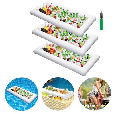 Inflatable Serving Bar Salad Ice Tray