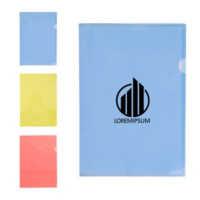 Pastel-colored Plastic File Folder