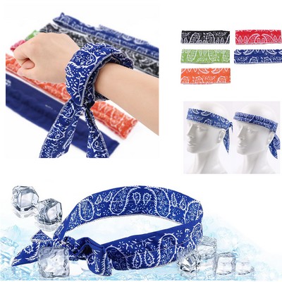 Summer Cooling Bandana Ice Scarf