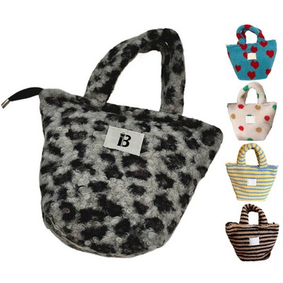 Woman's Plush Tote Bag