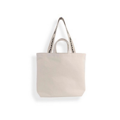 Mono Strap Canvas Tote Bag