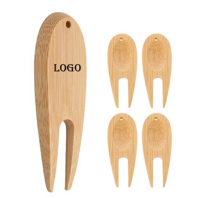 Bamboo Golf Divot Tool