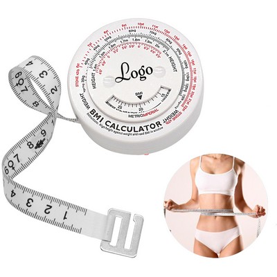 Self-Retracting Unisex Plastic BMI Tape Measure