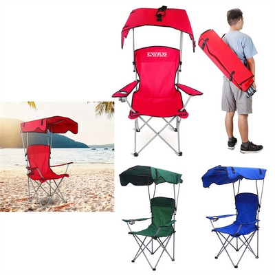 Single Folding Chair With Canopy