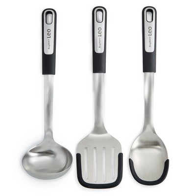 BergHoff Leo Graphite 3Pc Recycled Ss & Pp Utensil Set