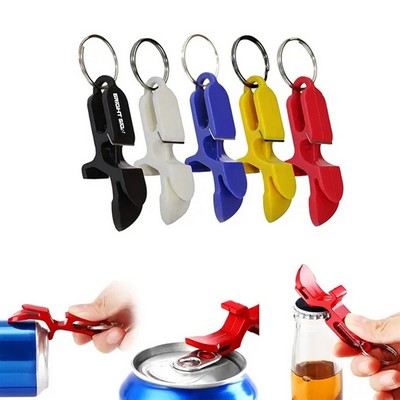 Beer Shotgun & Bottle Opener Keychain