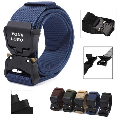 Nylon Tactical Belt with Quick Release Buckle