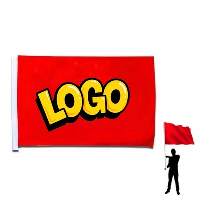 5' X 3' Full Color Custom Polyester Rectangle Flag