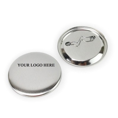 Tinplate Button with Safety Pin Closure