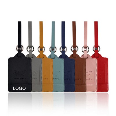PU Leather Luggage Tag