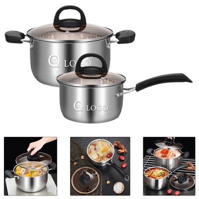 Thickened Stainless Steel Two-Piece Cookware Set