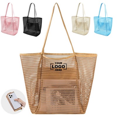 Woven Straw Beach Tote Bags For Women