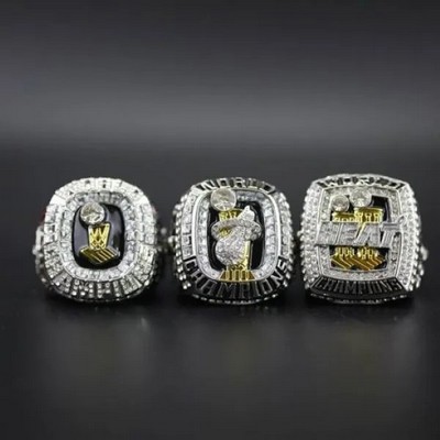 Miami Heat 2006, 2012, 2013 NBA Championship Rings Set