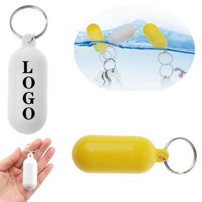 Plastic Floating Boating Key Chain