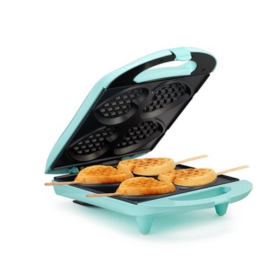 Holstein Housewares 4 Count Heart Shaped Waffle Maker - Blue