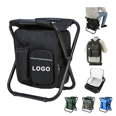 Backpack Stool Cooler Chair