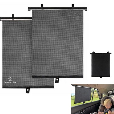 Sun Safety Car Window Shade with Heat Alert