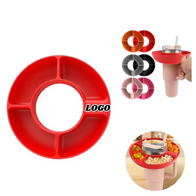 4 Compartment Tumbler Snack Bowl