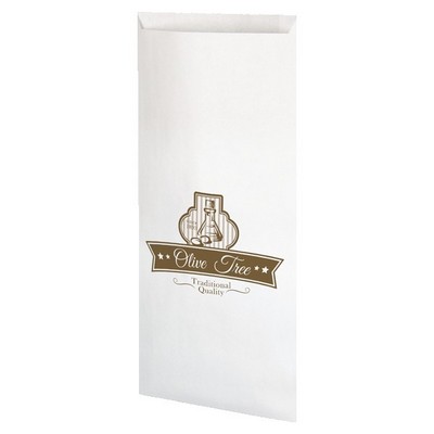 One Color 2-Sided Merchant Paper Bag with Gusset (5" x 16" x 2")