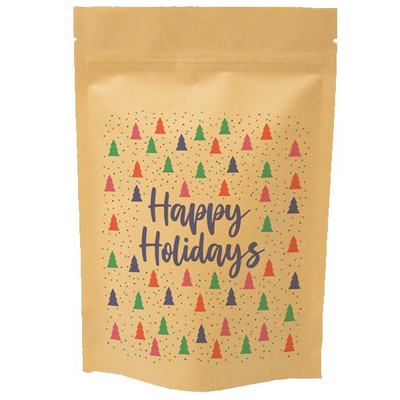 Bold Christmas Trees Predesigned Kraft Barrier Pouch (6"W x 9"H x 3"D)