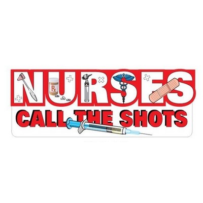 Nursing Slogan Executive Magnet w/ Full Magnetic Back (8 Square Inch)
