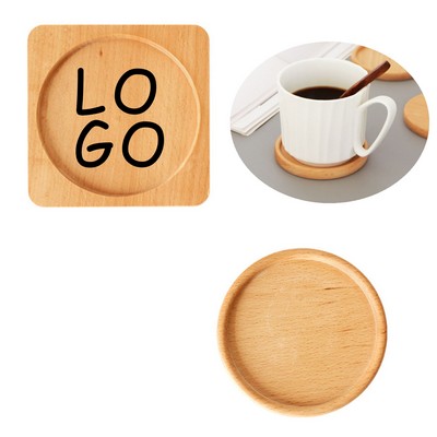 Groove Style Wood Coaster