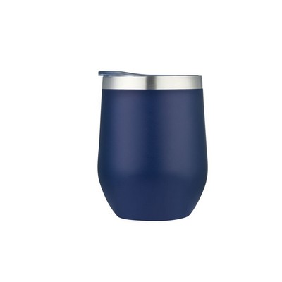 Endura 12 oz Navy Double Wall SS Vacuum Wine Cup