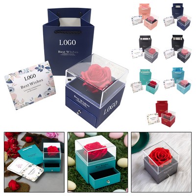 Preserved Rose Jewelry Gift Box