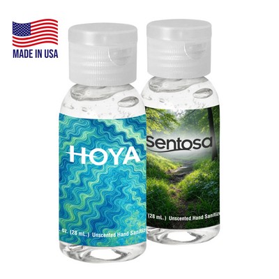 1 oz. Clear Sanitizer, Round Bottle