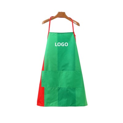 Neck Strap Waterproof Apron for Kitchen and Cafe Staff – Reusable Workwear