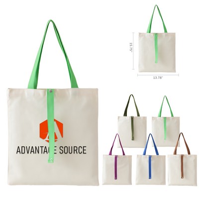 14 Oz. Canvas Shopping Tote Bag(13.78" x 15.75")