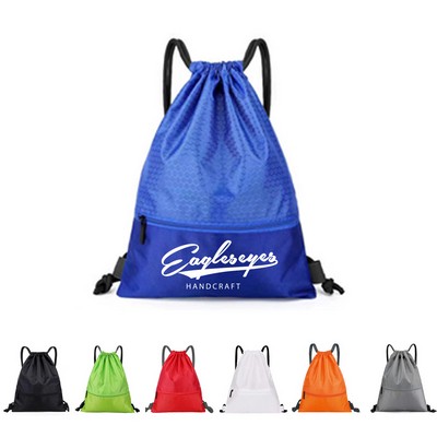 Waterproof Sports Drawstring Backpack