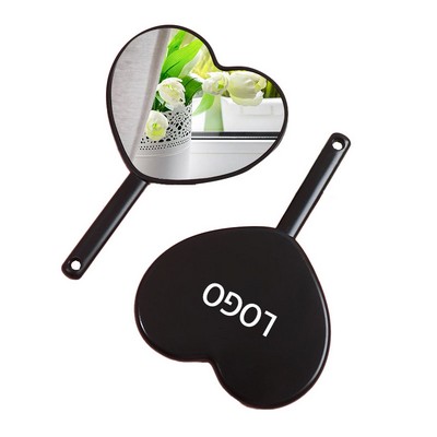 Heart - Shaped Handheld Mirrors