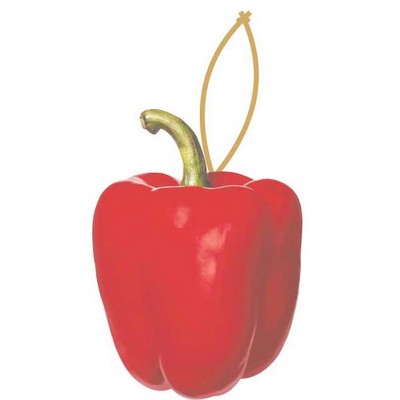 Bell Pepper Promotional Ornament w/ Black Back (4 Square Inch)