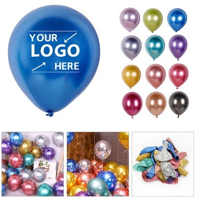 12" Latex Metallic Balloon