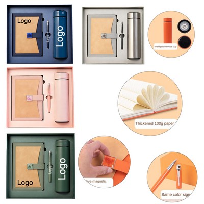 Business Class Set: Thermal Tumbler, Stylus Pen, and Notebook