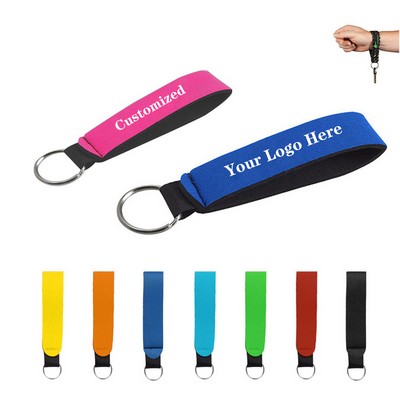 Neoprene Floating Keychain