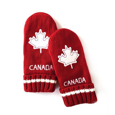 All-Finger Knitted Gloves