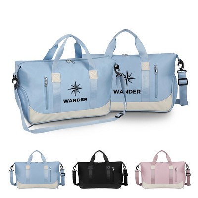 Oxford Gym Duffel with Shoe Storage