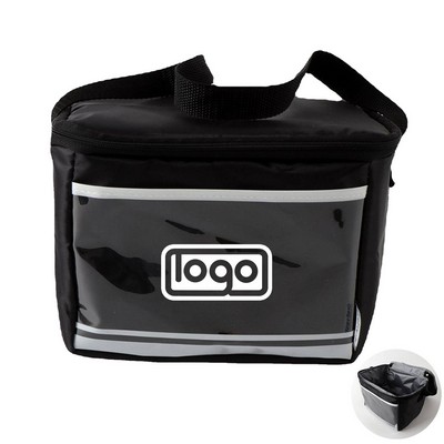 5L Oxford Insulated Food Delivery Cooler Bag w/ Shoulder Strap