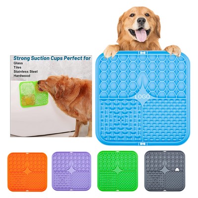 Dog Lick Mat Slow Feeder with Suction