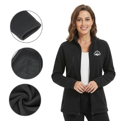 Women's Raglan Brushed Microfleece Jacket