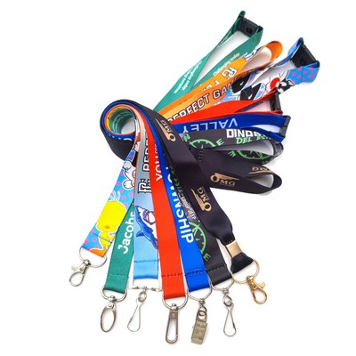 Polyester Lanyards Detachable Buckle Strap