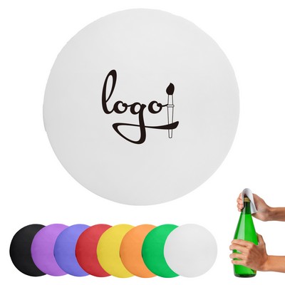 Silicone Bottle Opener Coaster Pad