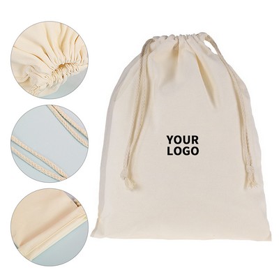Canvas Drawstring Backpack Eight Ounce Fabric