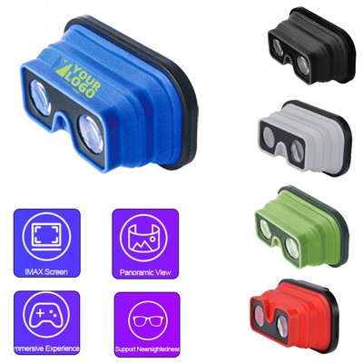 Foldable Silicone 3D VR Glasses