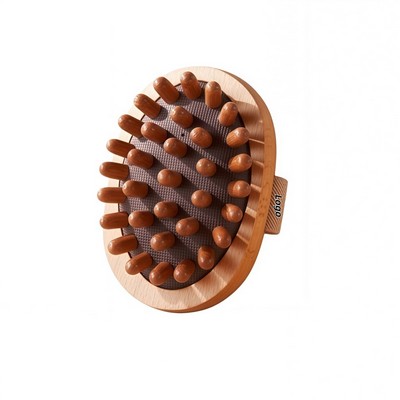Beechwood Body Brush with Air Cushion for Scalp and Neck Massage Tool