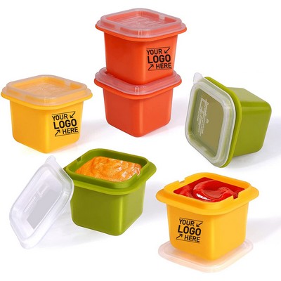6 Pack Salad Dressing Container