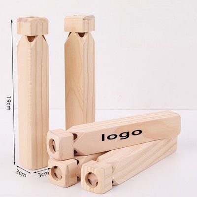Classic Wooden Train Whistle for Kids