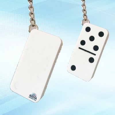 Domino-Shaped Keychain for a Fun Functional Accessory with Customizable Design Options